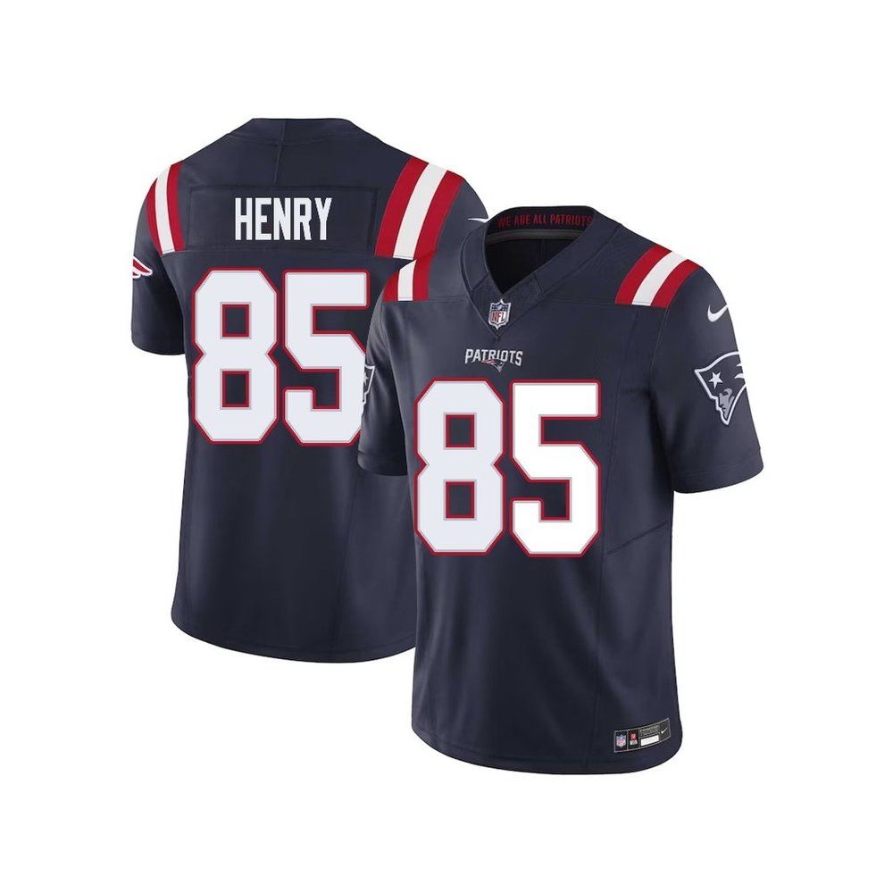 New England Patriot Hunter Henry Navy Vapor F.U.S.E. Limited Jersey